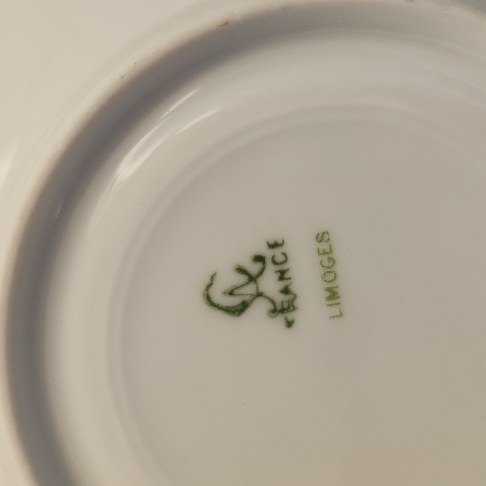 Antique Charles Ahrenfeldt Limoges Demitasse Cup and Saucer - Picture 6 of 6